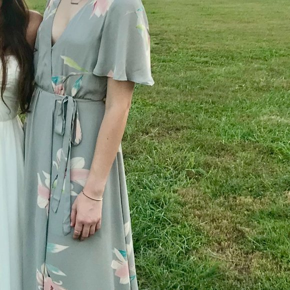 Show Me Your MuMu Sophia Wrap Dress - Lily Showers - Picture 2 of 8